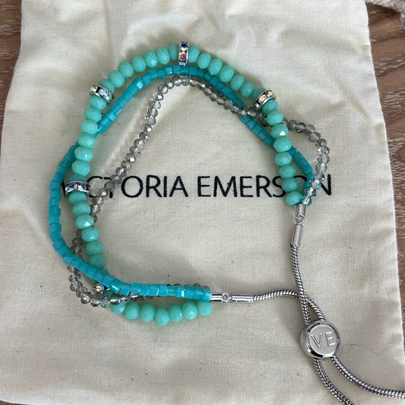Victoria Emerson Adjustable Turquoise Bracelet - Picture 1 of 3